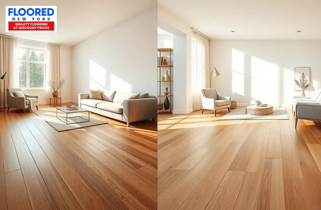 Elegant laminate flooring upgrade for bright living rooms