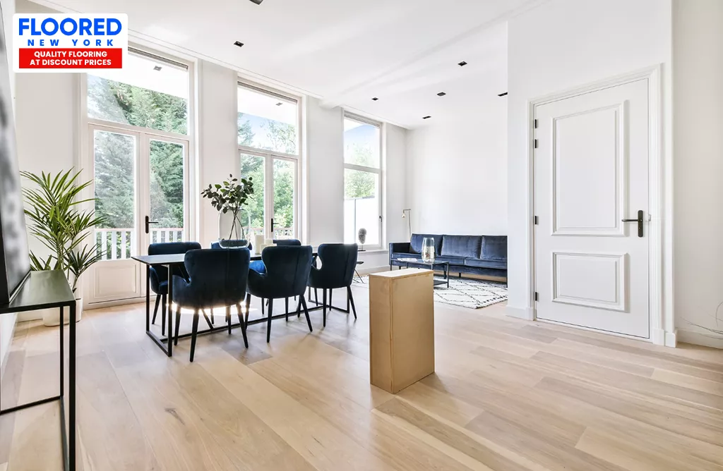 Luxury hardwood flooring in modern Long Island homes