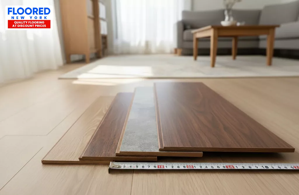 Laminate Flooring Samples Showing Modern Design Options